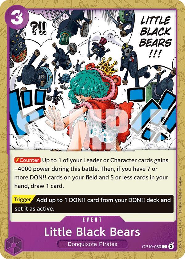 Little Black Bears - OP10-080 - Royal Blood (OP10) - Normal