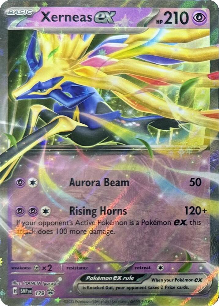Xerneas ex - 179 - 179 - SV: Scarlet & Violet Promo Cards (SVP) - Holofoil - Pokemon TCG Card