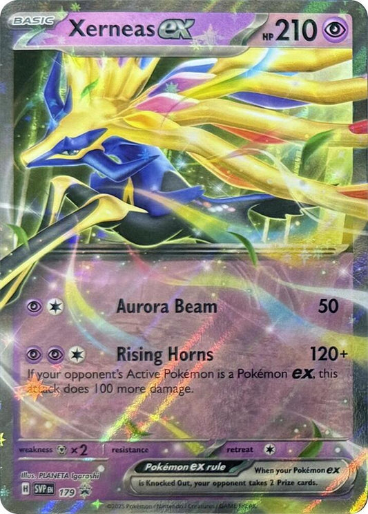 Xerneas ex - 179 - 179 - SV: Scarlet & Violet Promo Cards (SVP) - Holofoil - Pokemon TCG Card