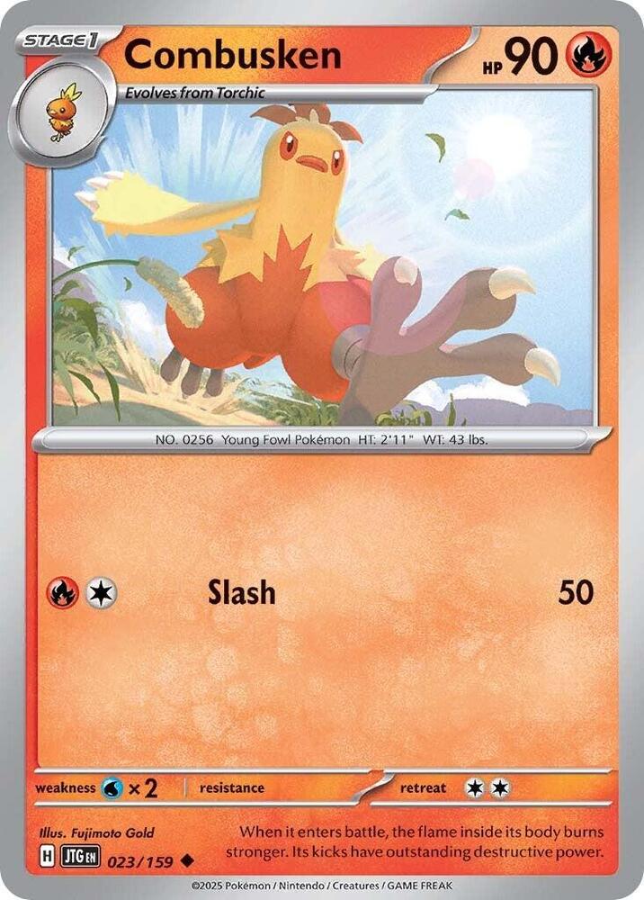 Combusken - 023/159 - SV09: Journey Together (JTG) - Normal - Pokemon TCG Card
