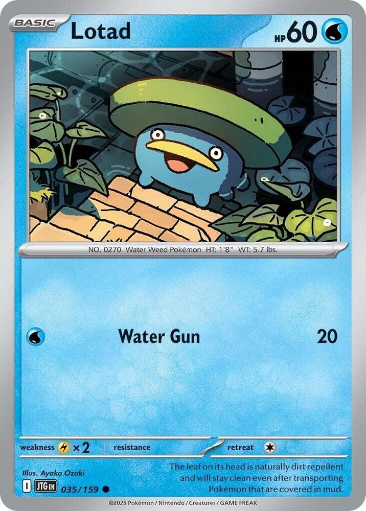 Lotad - 035/159 - SV09: Journey Together (JTG) - Normal - Pokemon TCG Card