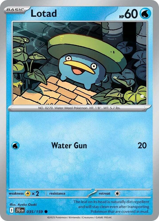 Lotad - 035/159 - SV09: Journey Together (JTG) - Normal - Pokemon TCG Card