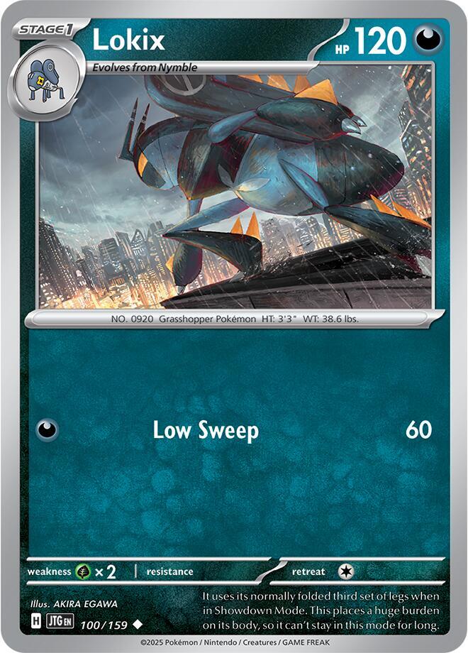 Lokix - 100/159 - SV09: Journey Together (JTG) - Normal - Pokemon TCG Card