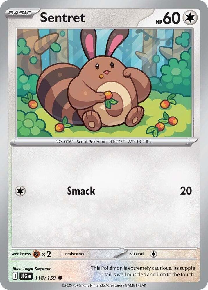 Sentret - 118/159 - SV09: Journey Together (JTG) - Normal - Pokemon TCG Card