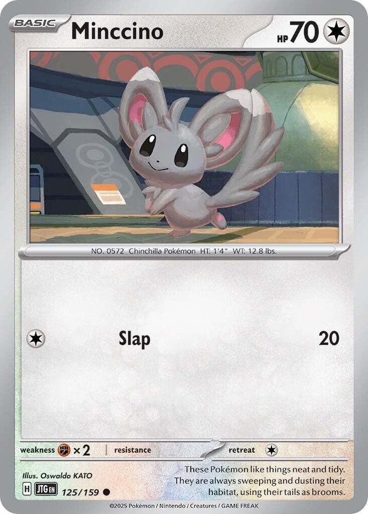 Minccino - 125/159 - SV09: Journey Together (JTG) - Reverse Holofoil - Pokemon TCG Card