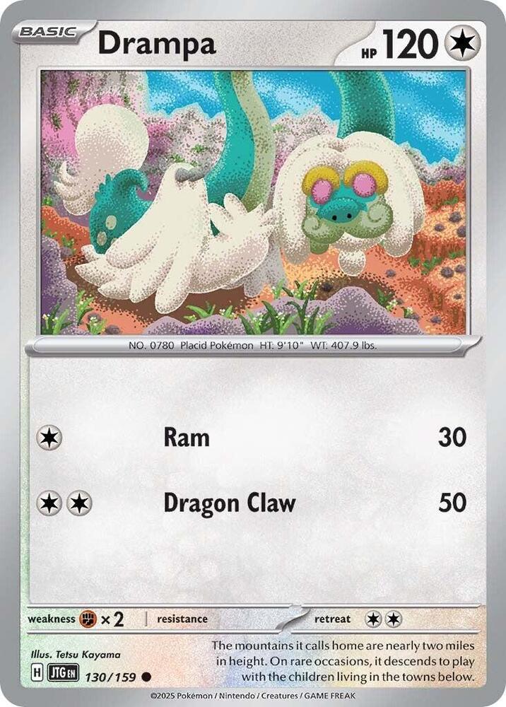 Drampa - 130/159 - SV09: Journey Together (JTG) - Normal - Pokemon TCG Card