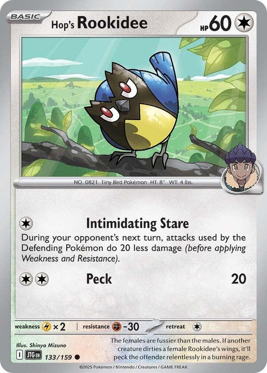 Hop's Rookidee - 133/159 - SV09: Journey Together (JTG) - Normal - Pokemon TCG Card