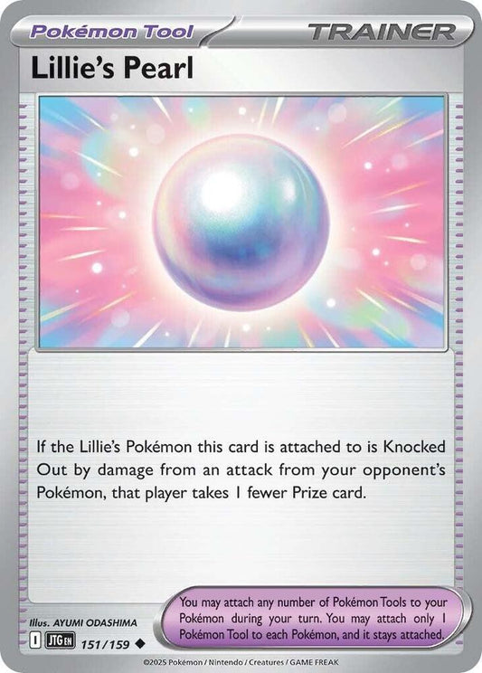 Lillie's Pearl - 151/159 - SV09: Journey Together (JTG) - Normal - Pokemon TCG Card