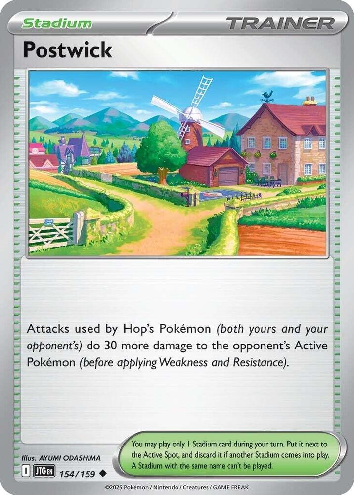 Postwick - 154/159 - SV09: Journey Together (JTG) - Normal - Pokemon TCG Card