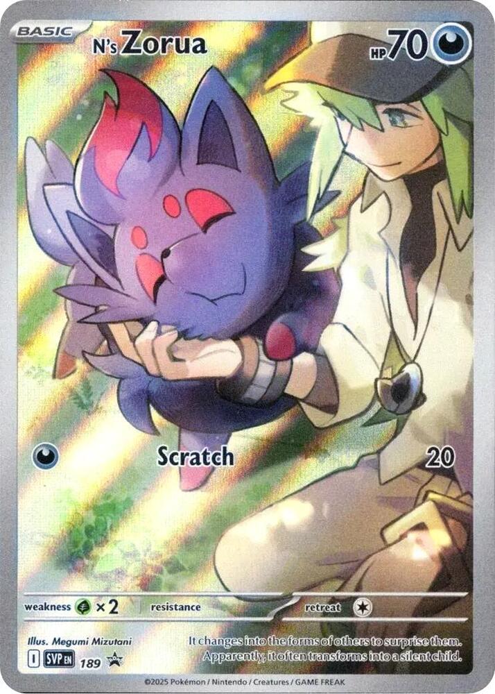 N's Zorua - 189 - 189 - SV: Scarlet & Violet Promo Cards (SVP) - Holofoil - Pokemon TCG Card