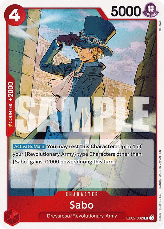 Sabo - EB02-002 - Extra Booster: Anime 25th Collection (EB-02)