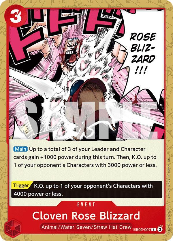 Cloven Rose Blizzard - EB02-007 - Extra Booster: Anime 25th Collection (EB-02) - Normal