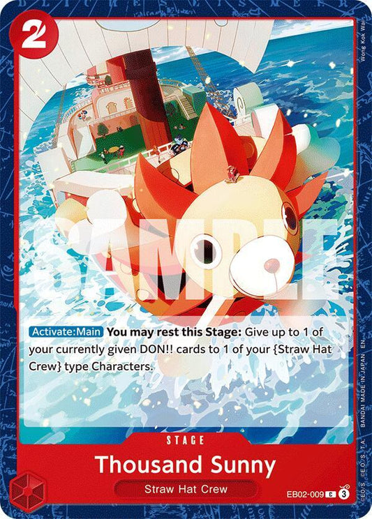 Thousand Sunny - EB02-009 - Extra Booster: Anime 25th Collection (EB-02) - Normal