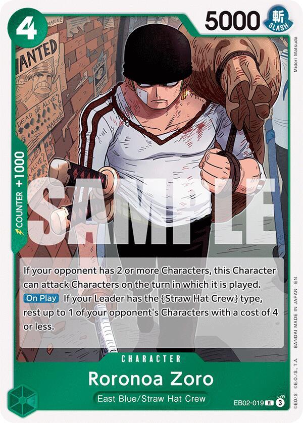 Roronoa Zoro - EB02-019 - Extra Booster: Anime 25th Collection (EB-02)
