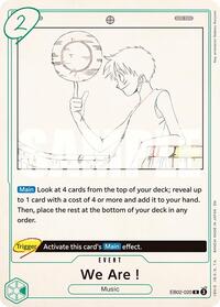 We Are! - EB02-020 - Extra Booster: Anime 25th Collection (EB-02)