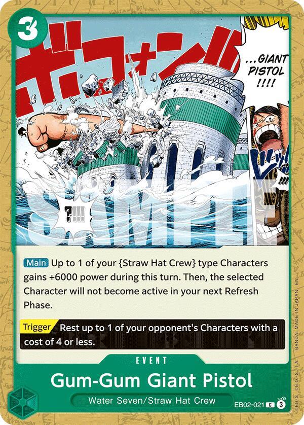Gum-Gum Giant Pistol - EB02-021 - Extra Booster: Anime 25th Collection (EB-02) - Normal