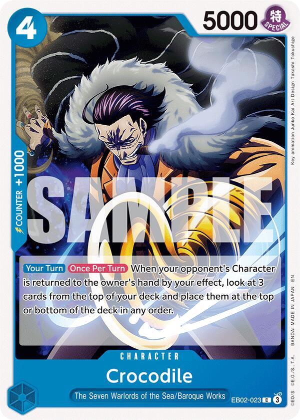 Crocodile - EB02-023 - Extra Booster: Anime 25th Collection (EB-02) - Normal