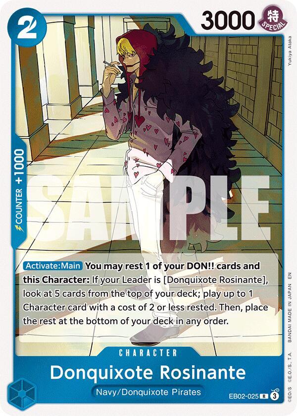 Donquixote Rosinante - EB02-025 - Extra Booster: Anime 25th Collection (EB-02)