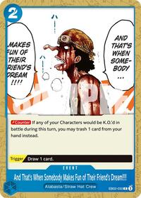 And That's When Somebody Makes Fun of Their Friend's Dream!!!! - EB02-030 - Extra Booster: Anime 25th Collection (EB-02) - Normal