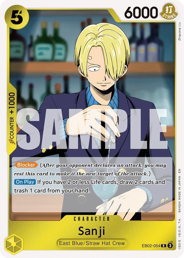Sanji - EB02-054 - Extra Booster: Anime 25th Collection (EB-02)