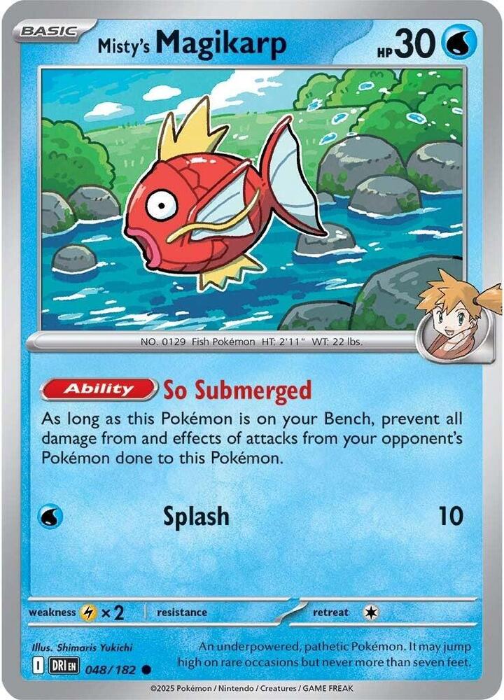 Misty's Magikarp - 048/182 - SV10: Destined Rivals (DRI) - Normal - Pokemon TCG Card