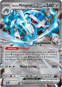 Steven's Metagross ex - 145/182 - SV10: Destined Rivals (DRI)