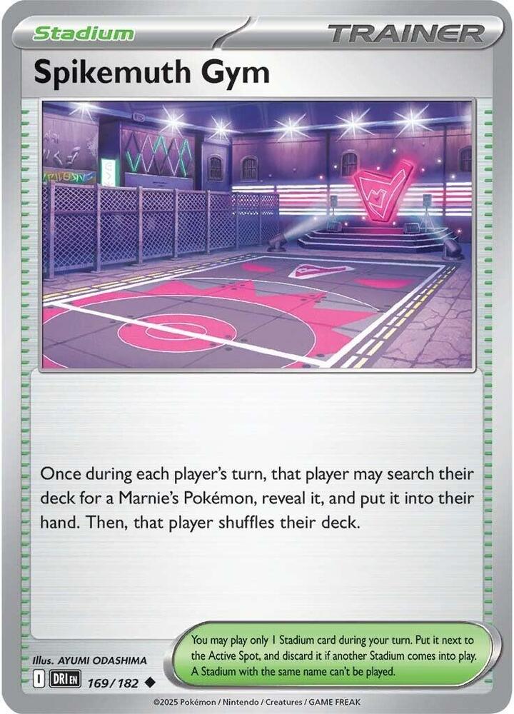 Spikemuth Gym - 169/182 - SV10: Destined Rivals (DRI) - Normal - Pokemon TCG Card