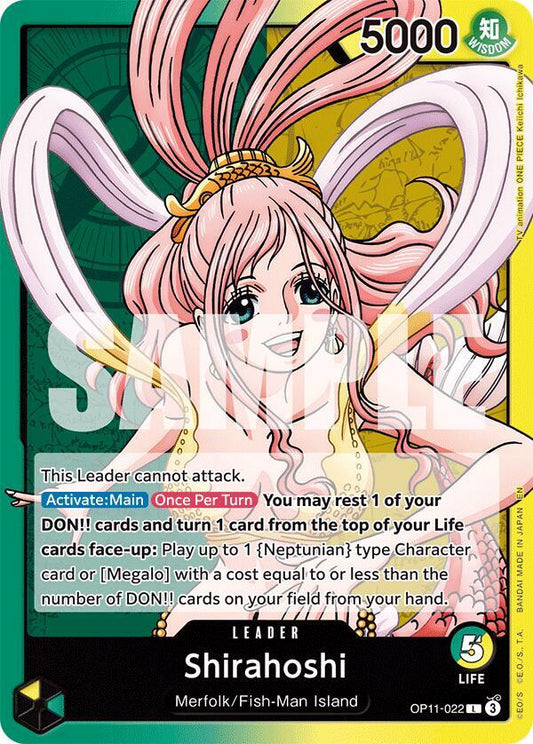 Shirahoshi (022) - OP11-022 - A Fist of Divine Speed (OP11) - Normal