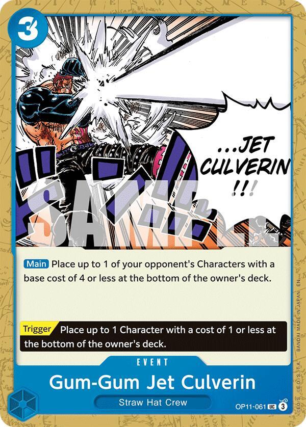 Gum-Gum Jet Culverin - OP11-061 - A Fist of Divine Speed (OP11) - Normal
