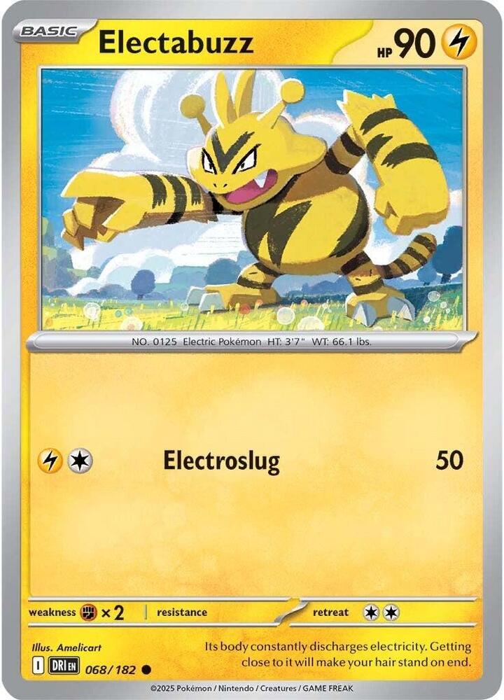 Electabuzz - 068/182 - SV10: Destined Rivals (DRI) - Normal - Pokemon TCG Card