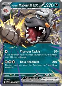Arven's Mabosstiff ex - 139/182 - SV10: Destined Rivals (DRI) - Double Rare