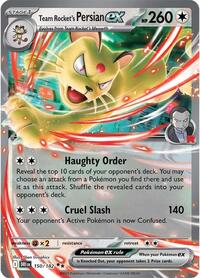 Team Rocket's Persian ex - 150/182 - SV10: Destined Rivals (DRI) - Double Rare