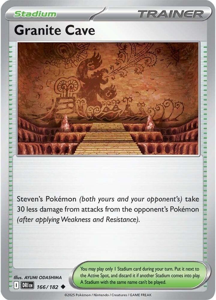 Granite Cave - 166/182 - SV10: Destined Rivals (DRI) - Normal - Pokemon TCG Card