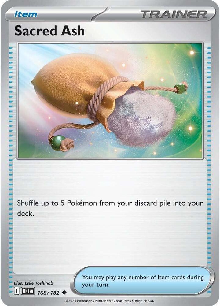 Sacred Ash - 168/182 - SV10: Destined Rivals (DRI) - Normal - Pokemon TCG Card