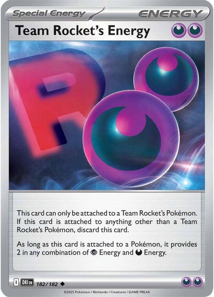 Team Rocket's Energy - 182/182 - SV10: Destined Rivals (DRI) - Normal - Pokemon TCG Card
