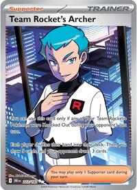 Team Rocket's Archer - 223/182 - SV10: Destined Rivals (DRI) - Ultra Rare