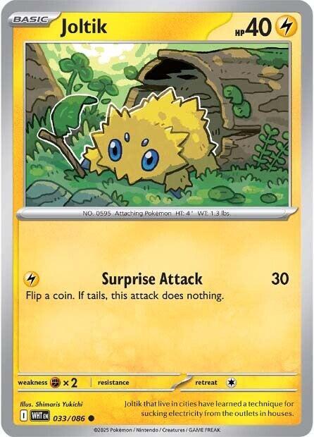 Joltik - 033/086 - SV: White Flare (WHT) - Normal - Pokemon TCG Card