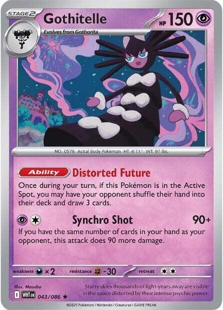 Gothitelle - 043/086 - SV: White Flare (WHT) - Holofoil - Pokemon TCG Card