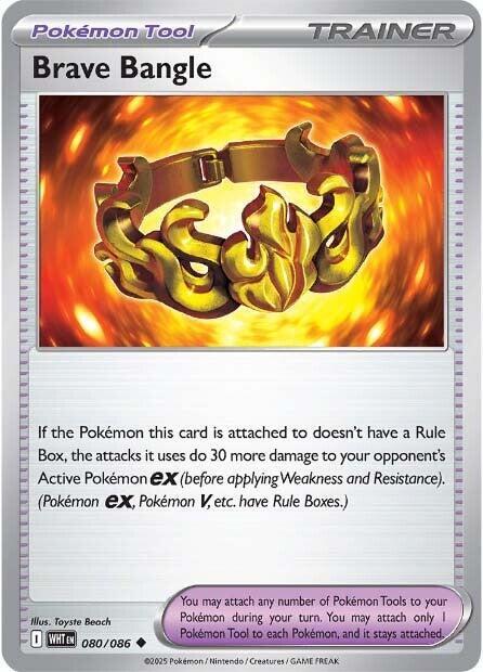 Brave Bangle - 080/086 - SV: White Flare (WHT) - Normal - Pokemon TCG Card