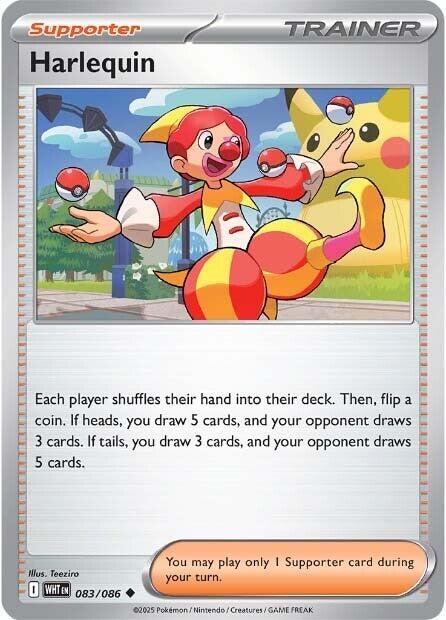 Harlequin - 083/086 - SV: White Flare (WHT) - Normal - Pokemon TCG Card