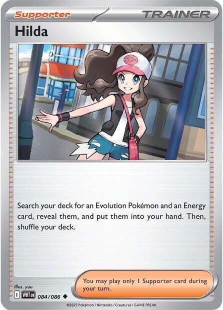 Hilda - 084/086 - SV: White Flare (WHT) - Normal - Pokemon TCG Card