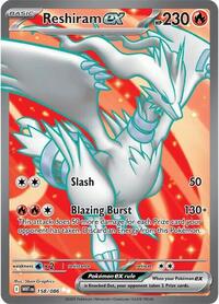 Reshiram ex - 158/086 - SV: White Flare (WHT) - Ultra Rare
