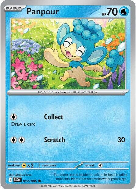 Panpour - 017/086 - SV: Black Bolt (BLK) - Normal - Pokemon TCG Card