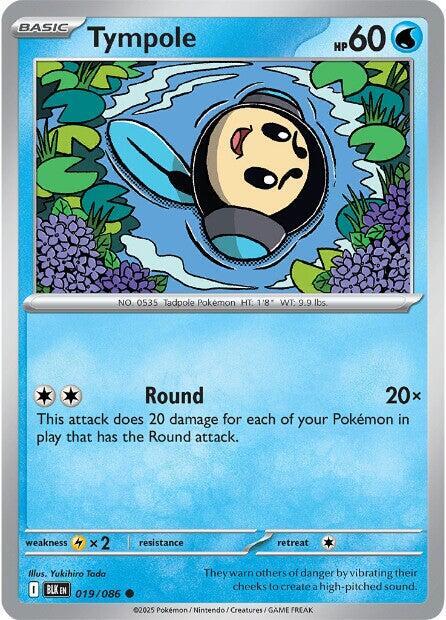 Tympole - 019/086 - SV: Black Bolt (BLK) - Normal - Pokemon TCG Card