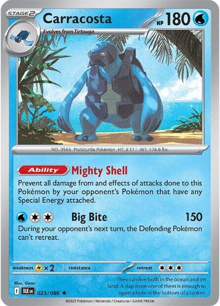 Carracosta - 023/086 - SV: Black Bolt (BLK) - Holofoil - Pokemon TCG Card