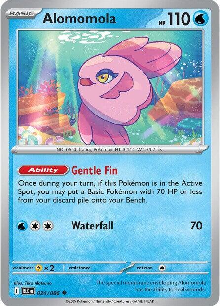 Alomomola - 024/086 - SV: Black Bolt (BLK) - Normal - Pokemon TCG Card