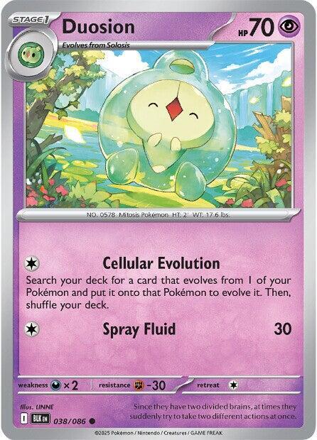 Duosion - 038/086 - SV: Black Bolt (BLK) - Normal - Pokemon TCG Card