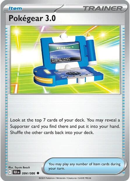 Pokegear 3.0 - 084/086 - SV: Black Bolt (BLK) - Normal - Pokemon TCG Card