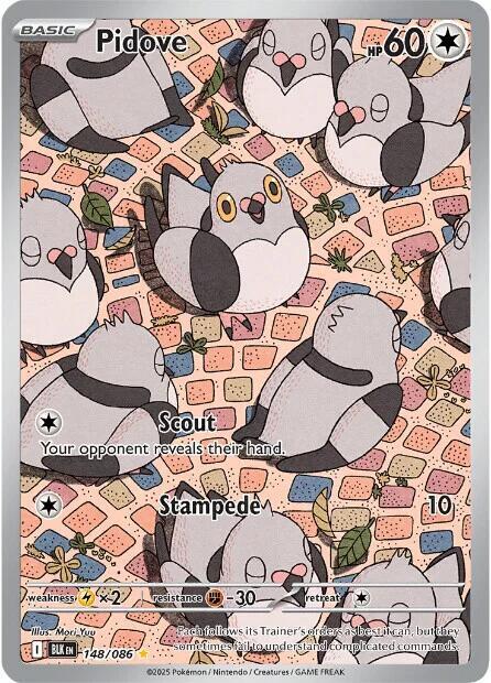 Pidove - 148/086 - SV: Black Bolt (BLK) - Illustration Rare