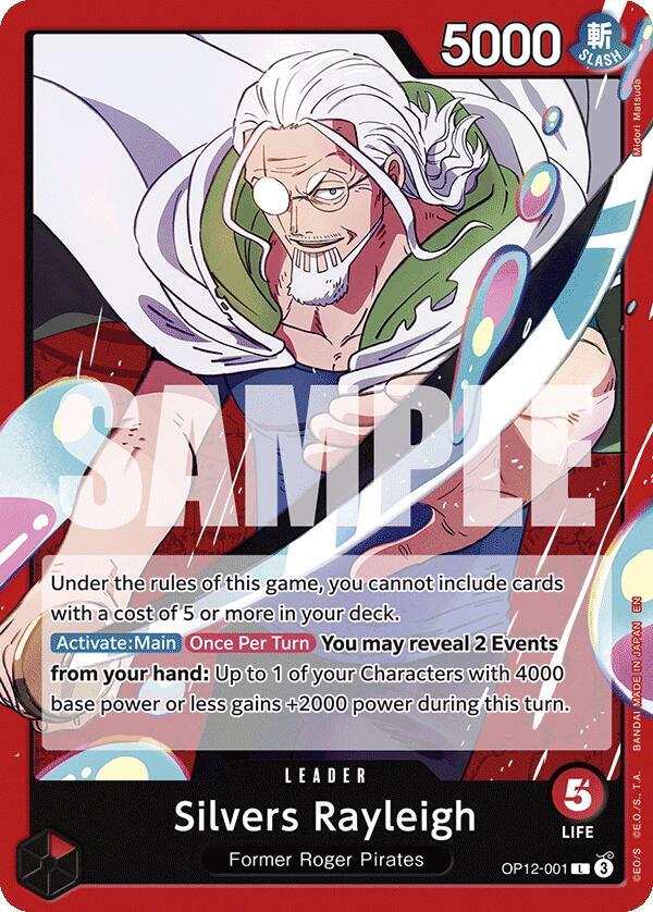 Silvers Rayleigh - OP12-001 - Legacy of the Master (OP12) - Normal